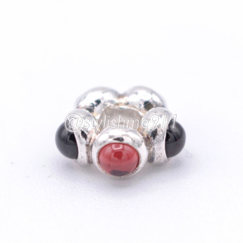 Authentic PANDORA Garnet Cabochon Charm - 790538GR - Picture 7 of 9